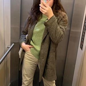 ZARA plaid coat